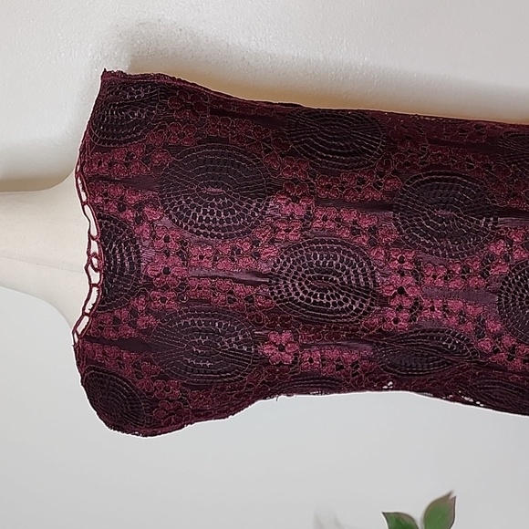 NEW Max Studio Fig Black Glam Great Gatsby Flapper Dress Celeb Chic Lace Mobwife - Picture 9 of 15